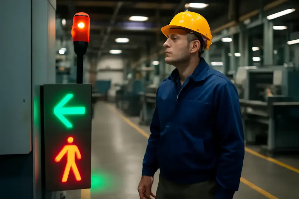 Quando è obbligatoria la segnaletica luminosa nei reparti produttivi? Riduci incidenti con una scelta ragionata