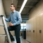Utilizzo di scale portatili in azienda: la regola applicabile anche a uso occasionale