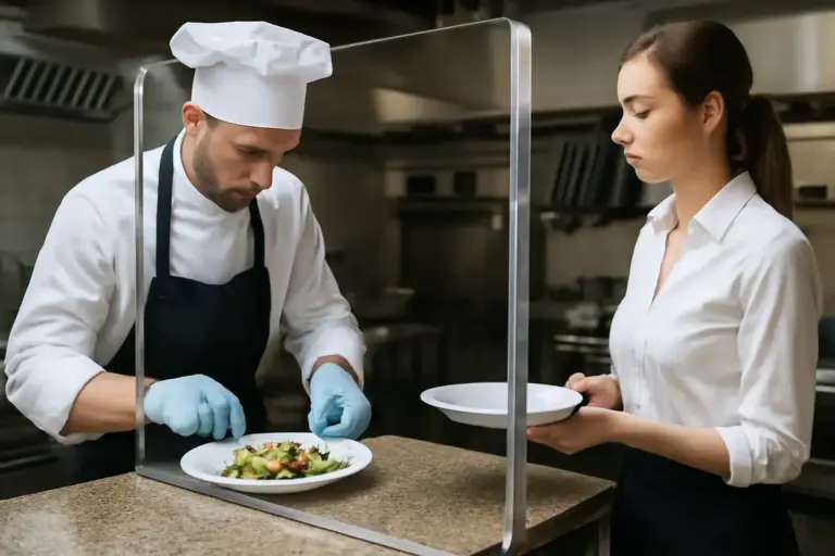 Come si elimina il rischio di cross-contamination nei ristoranti? Le barriere fisiche che fanno davvero la differenza